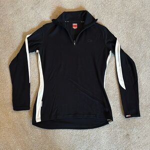 Icebreaker Bodyfit 260 Women L Large New Zealand merino wool base layer shirt